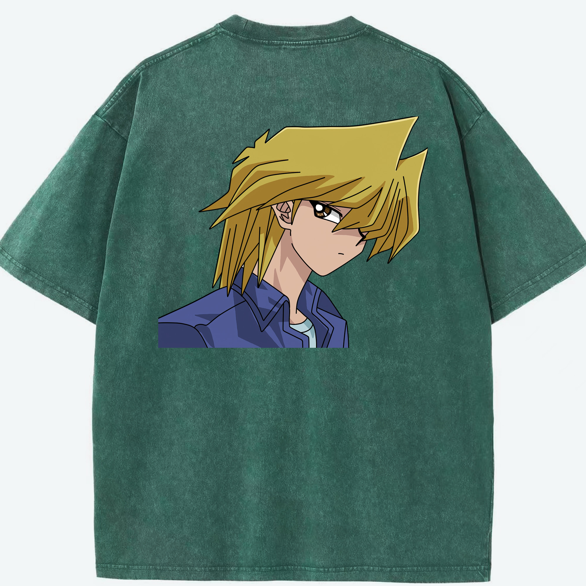 （画像用） 遊☆戯☆王 Yu-Gi-Oh! 綿100% ヴィンテージ風 半袖Tシャツ（背面プリント）